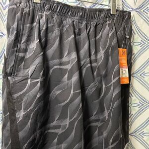 Hind Men's Black and Gray Swim Board Shorts